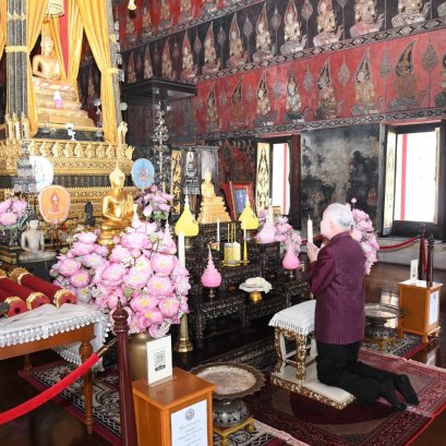 พิธีบวงสรวงการจัดทำมวลสาร การจัดสร้างพระพุทธสิหิงค์จำลอง ในโอกาสครบรอบ ๑๑๒ ปี แห่งการสถาปนากรมศิลปากร