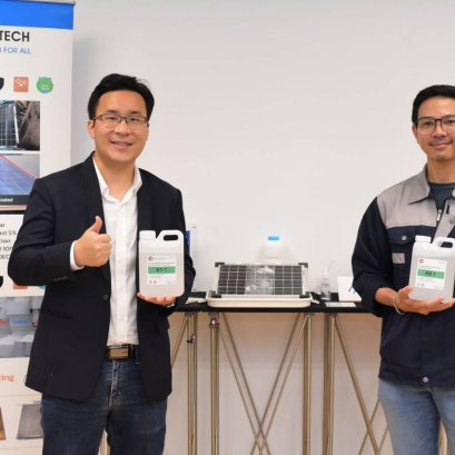"Nano Coating"  นวัตกรรมน้ำยาเคลือบพื้นผิวโซลาร์เซลล์  "ลดฝุ่นเกาะ-สะท้อนน้ำ" ตอบโจทย์โมเดลเศรษฐกิจ BCG 