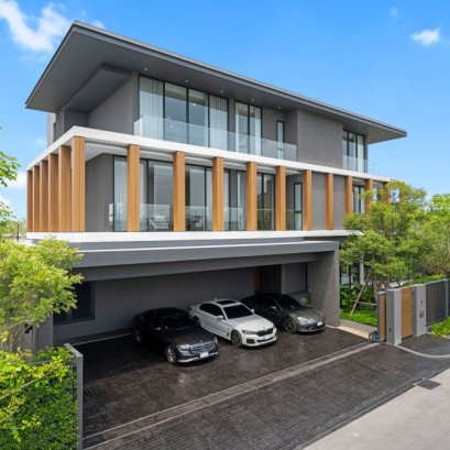 พาชม QUIET LUXURY DESIGN โครงการบ้านอิสสระ บางนา ในสไตล์ Practical Living หรูหรา เรียบง่าย ใช้ได้จริง