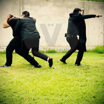 บอดี้การ์ดติดอาวุธ armed bodyguard