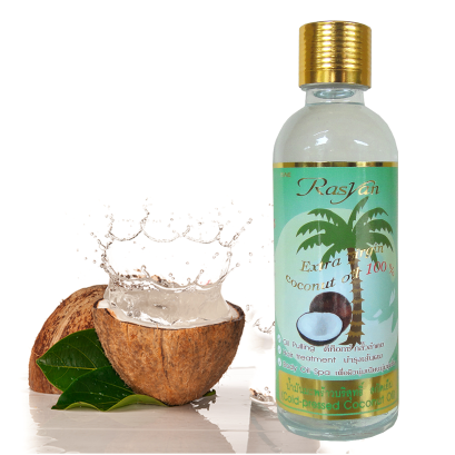 ราสยาน น้ำมันมะพร้าวสกัดเย็น จากธรรมชาติ 100% (50 ml.)