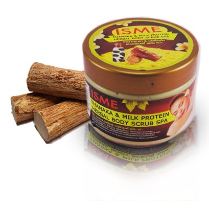 อิสมี สมุนไพรสปาขัดผิวกาย สูตร ทานาคา &amp; โปรตีนน้ำนม