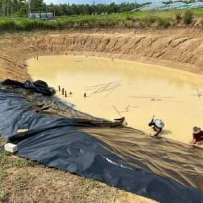 บ่อน้ำมีปัญหาคันดินสไลด์ แต่สามารถอุ้มน้ำได้