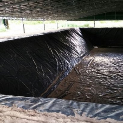 บ่อพักน้ำดิบ เพื่อใช้งานภายในโรงงานผลิตอาหาร