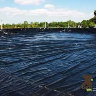 บ่อปูนร้าว รั่ว ซึม ตามอายุการใช้งาน ซ่อมด้วยพลาสติก LDPE