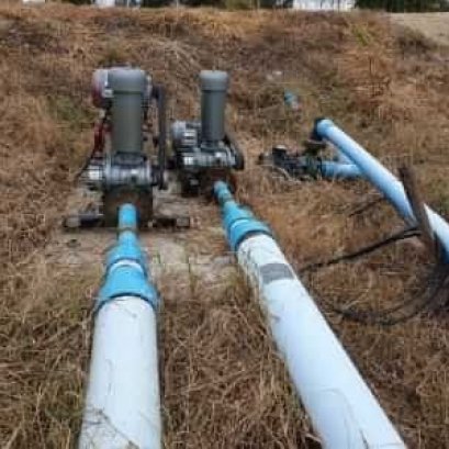 Root Blower ใช้งานสำหรับกระชังปลา เลี้ยงในระบบบ่อปิด