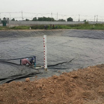 บ่อพักน้ำและสำรองน้ำ เพื่อป้องกันเหตุ ปตท.