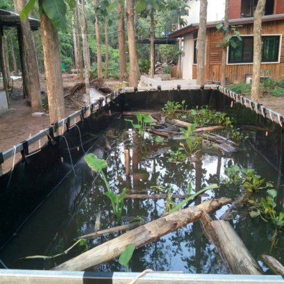 บ่อพลาสติกขึ้นทรงสำเร็จรูป ขนาด 2 x 5.95 x 0.65 เมตร