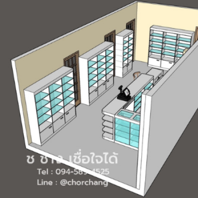 ร้านขายยา Design 002