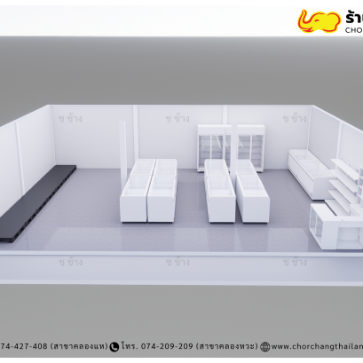 ร้านอาหารแช่แข็ง ขนาดพื้นที่ 10 x 9 เมตร