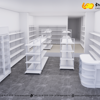 ร้านค้ามินิมาร์ท ขนาดพื้นที่ 5 x 10 เมตร