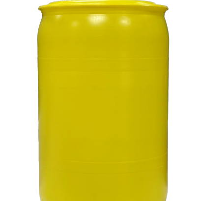 ถังพลาสติก HDPE 200 ลิตร ทรง#20001FL สีเหลือง (สินค้าตามสภาพ)