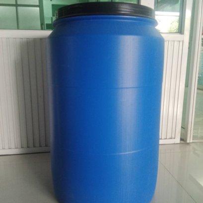 ถังพลาสติก HDPE 200 ลิตร ทรง#20003DE ปากกว้าง สีน้ำเงิน (สินค้าตามสภาพ)