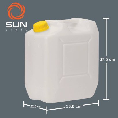 แกลลอนพลาสติก HDPE 20 ลิตร ทรง#2002 สีขาว | สีนม