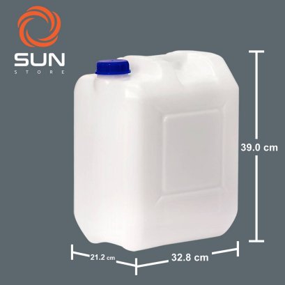 แกลลอนพลาสติก HDPE 20 ลิตร ทรง#2010 สีขาว | สีนม