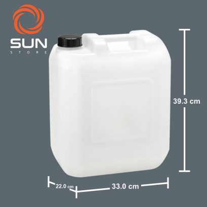 แกลลอนพลาสติก HDPE 20 ลิตร ทรง#2011 สีขาว