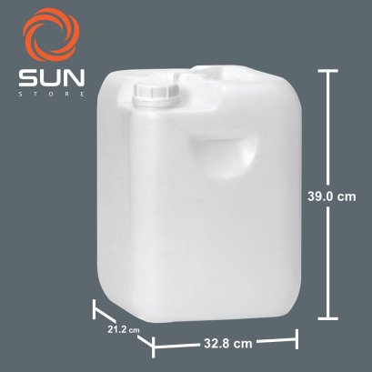 แกลลอนพลาสติก HDPE 20 ลิตร ทรง#2015 สีขาว