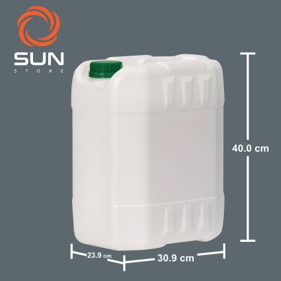 แกลลอนพลาสติก HDPE 20 ลิตร ทรง#2016 สีนม