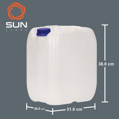 แกลลอนพลาสติก HDPE 20 ลิตร ทรง#2019 สีขาว | สีนม