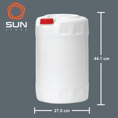 แกลลอนพลาสติก HDPE 20 ลิตร ทรง#2021 สีขาว | สีนม