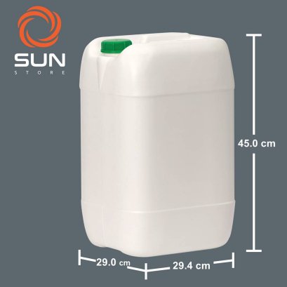 แกลลอนพลาสติก HDPE 30 ลิตร ทรง#3001 สีขาว | สีนม