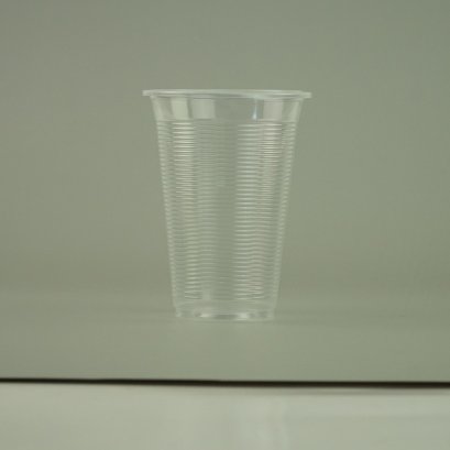แก้วน้ำ 16 ออนซ์ แก้วพลาสติก PP ลอนใส รุ่นพิเศษ ปาก95mm. ขนาด 9.5x12x6 cm.