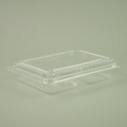 กล่องอาหาร 3 ช่อง OPS HTP-105 ขนาด 13x17x4.5 cm