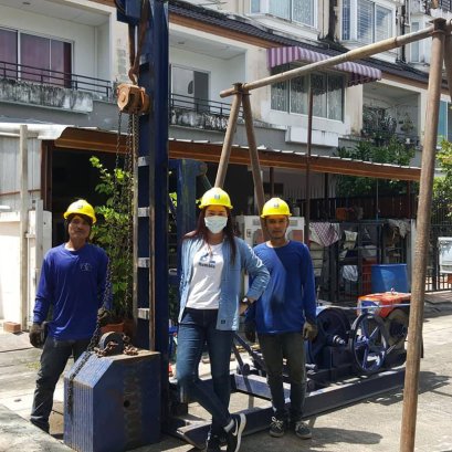 ตอกเสาเข็มสปันไมโครไพล์  ป้องกันบ้านทรุดในอนาคต