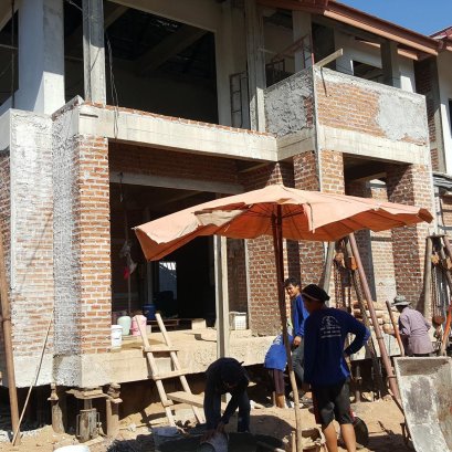 ผลงาน ดีดบ้าน บ้านปูน ก่อน ดีดบ้าน เเละ หลังดีดบ้าน 