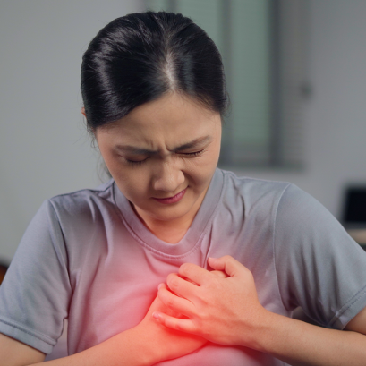 จุกแน่นลิ้นปี่