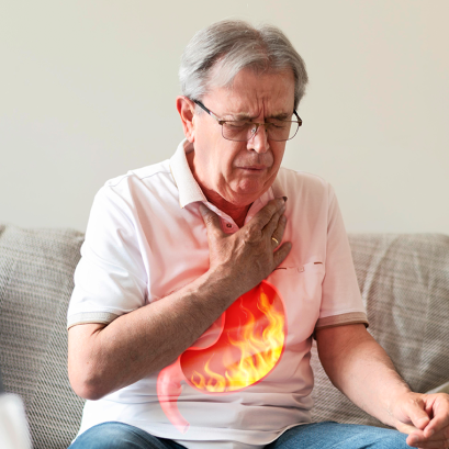 แสบร้อนกลางอก