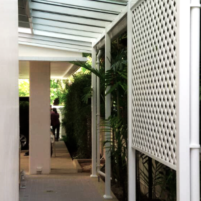 กันสาดแบบตั้งเสา