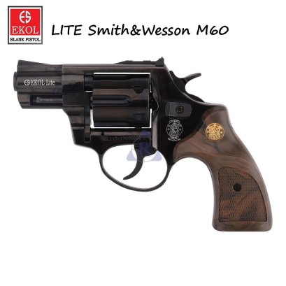 แบลงค์กัน EKOL LITE Smith&Wesson M60 ลูกโม่ 2นิ้ว สีดำ แถมฟรี ลูกแบลงค์กัน 10 นัด