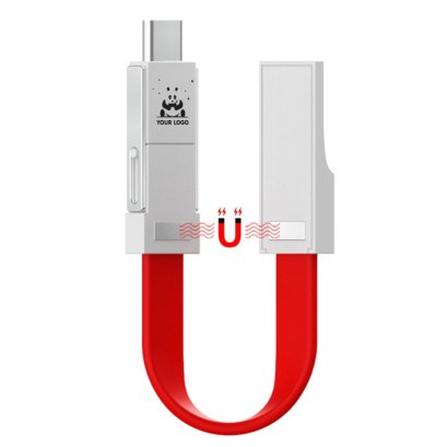 สายชาร์จดีไซน์ทันสมัย สั่งผลิตพร้อมสกรีนหรือพิมพ์โลโก้บริษัท รองรับการถ่ายโอนข้อมูลและชาร์จไฟได้อย่างมีประสิทธิภาพ เหมาะสำหรับเป็นของที่ระลึกพนักงานหรือของขวัญลูกค้า