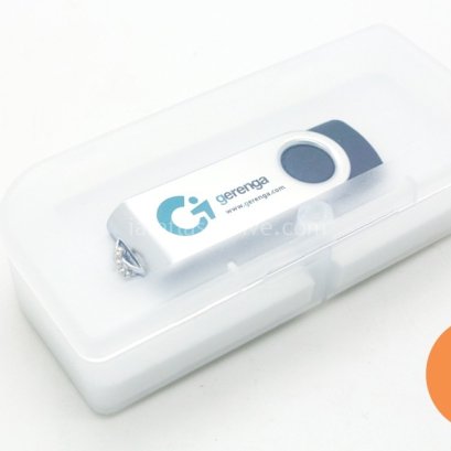 กล่องพลาสติกสำหรับใส่แฟลชไดร์ฟเกรดพรีเมี่ยม สั่งผลิตพร้อมสกรีนโลโก้บริษัท ของที่ระลึกสำหรับบริษัทที่ต้องการมอบชุดของขวัญที่มีระดับ