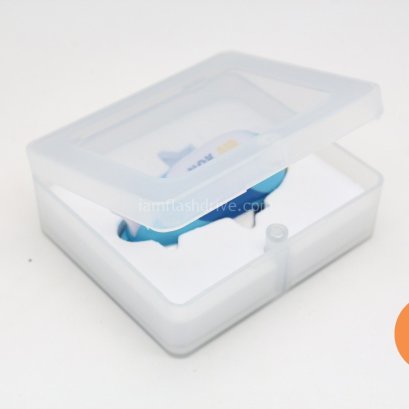 กล่องพลาสติกสำหรับใส่แฟลชไดร์ฟเกรดพรีเมี่ยม สั่งผลิตพร้อมสกรีนโลโก้บริษัท ของที่ระลึกสำหรับบริษัทที่ต้องการมอบชุดของขวัญที่มีระดับ