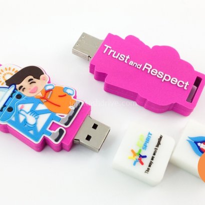 แฟลชไดร์ฟแฟนซี 2D/3D คุณภาพดี พร้อมบริการทำโลโก้บริษัท ของขวัญที่ใช้งานได้จริงและช่วยเสริมสร้างภาพลักษณ์ที่สร้างสรรค์ขององค์กร