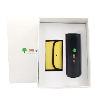 Giftsetพรีเมี่ยม สั่งผลิตพร้อมสกรีนหรือพิมพ์โลโก้บริษัท เหมาะสำหรับมอบในโอกาสสำคัญต่างๆ ขององค์กรที่มีระดับ