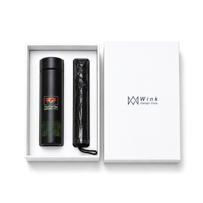 Gift Set เครื่องดื่มและของใช้สำนักงาน พร้อมสกรีนโลโก้องค์กร