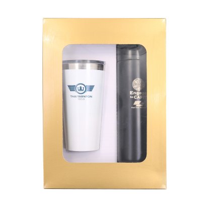 Giftsetจั่วปังพรีเมี่ยม กล่องแข็งแรง สั่งผลิตพร้อมพิมพ์หรือสกรีนโลโก้บริษัท ของที่ระลึกสำหรับบริษัทที่ต้องการมอบของขวัญที่น่าประทับใจ