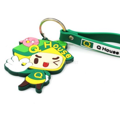 พวงกุญแจขึ้นรูป 2D/3D พร้อมโลโก้ ของขวัญองค์กรสร้างสรรค์ โดดเด่น ทนทาน