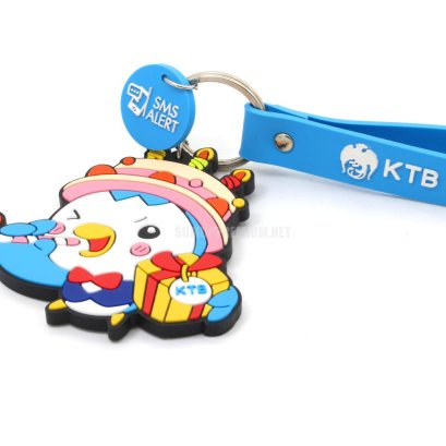 พวงกุญแจขึ้นรูป 2D/3D พร้อมโลโก้ ของขวัญองค์กรสร้างสรรค์ โดดเด่น ทนทาน