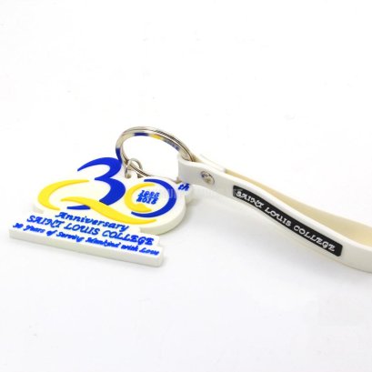 พวงกุญแจขึ้นรูป 2D/3D พร้อมโลโก้ ของขวัญองค์กรสร้างสรรค์ โดดเด่น ทนทาน