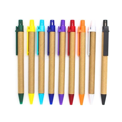 ปากกาพลาสติกพรีเมี่ยมดีไซน์ แสดงให้เห็นถึงรูปทรงที่สวยงามและทันสมัย