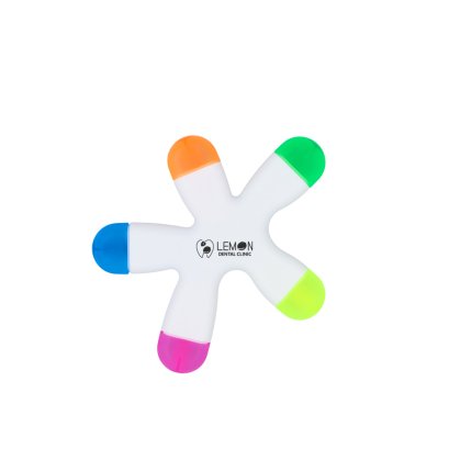 ปากกาไฮไลท์พรีเมี่ยม พร้อมทำโลโก้ หมึกคุณภาพดี สีสันสดใส ไฮไลท์ข้อความสำคัญได้อย่างชัดเจน เหมาะสำหรับเป็นของขวัญองค์กรที่ใช้งานได้จริง