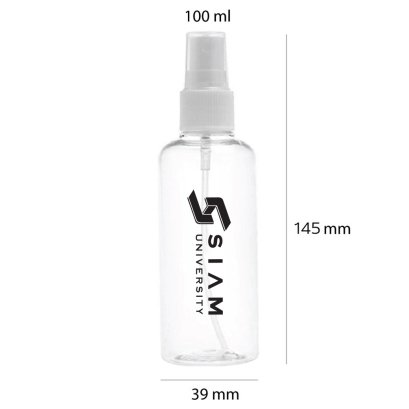 ขวดสเปรย์แอลกอฮอล์พรีเมี่ยม ดีไซน์ทันสมัย ขนาดพกพา เหมาะสำหรับบุคลากรในองค์กรเพื่อสุขอนามัยส่วนบุคคลและความปลอดภัยในการทำงาน