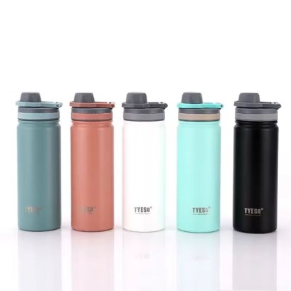 กระบอกน้ำเก็บอุณหภูมิ TYESO ระดับพรีเมี่ยม ดีไซน์มินิมอล ใช้ได้ทุกโอกาส เหมาะสำหรับผู้บริหารและลูกค้า VIP รักษาอุณหภูมิเครื่องดื่มได้ยาวนาน พร้อมสลักโลโก้ [ชื่อบริษัท/แบรนด์] ได้