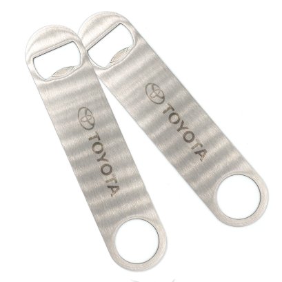 ที่เปิดขวดสแตนเลสพรีเมี่ยม สั่งผลิตพร้อมสลักหรือเลเซอร์โลโก้บริษัท ดีไซน์เรียบหรู แข็งแรง ทนทาน เหมาะสำหรับเป็นของขวัญองค์กรที่มีระดับ