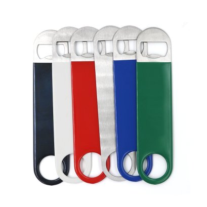 ที่เปิดขวดสแตนเลสพรีเมี่ยม สั่งผลิตพร้อมสลักหรือเลเซอร์โลโก้บริษัท ดีไซน์เรียบหรู แข็งแรง ทนทาน เหมาะสำหรับเป็นของขวัญองค์กรที่มีระดับ