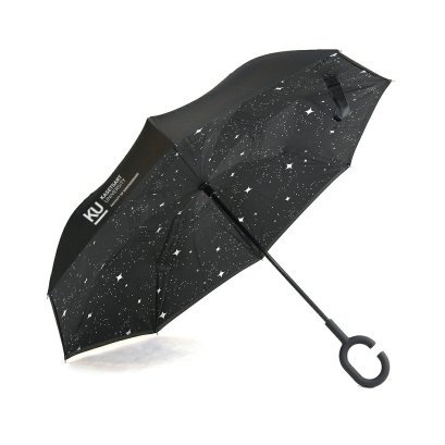 ร่มกลับด้านพรีเมี่ยม สำหรับใช้ในรถยนต์ นวัตกรรมเปิด-ปิดที่ไม่เปียกเลอะเทอะ สะดวกสบายสำหรับผู้บริหารและบุคลากรทุกระดับ